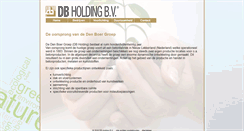 Desktop Screenshot of dbholding.eu